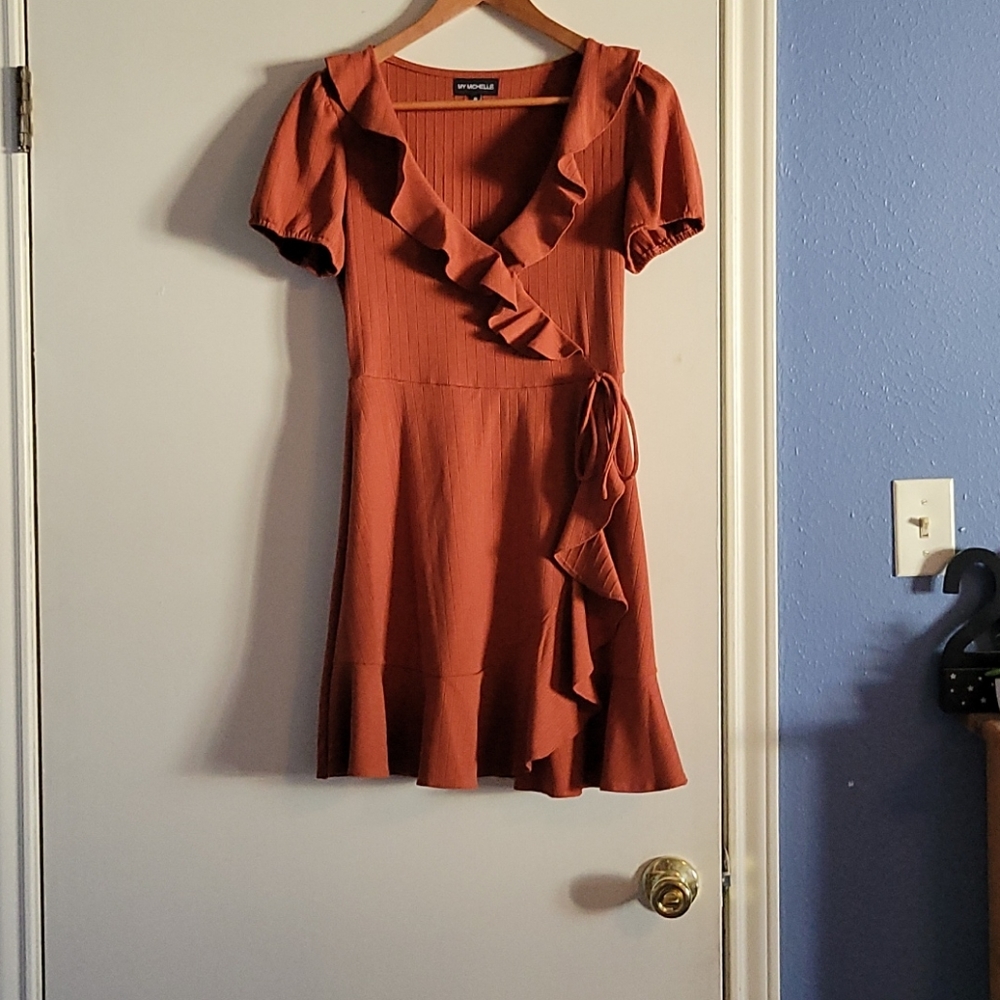 Burnt orange Dress